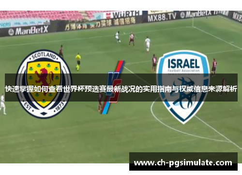 快速掌握如何查看世界杯预选赛最新战况的实用指南与权威信息来源解析